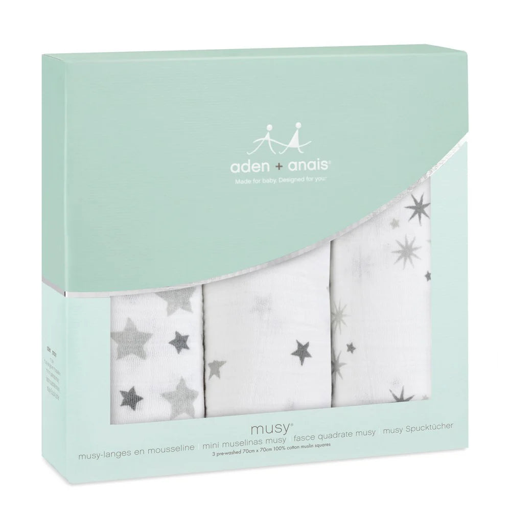 aden + anais 3 pack muslin squares